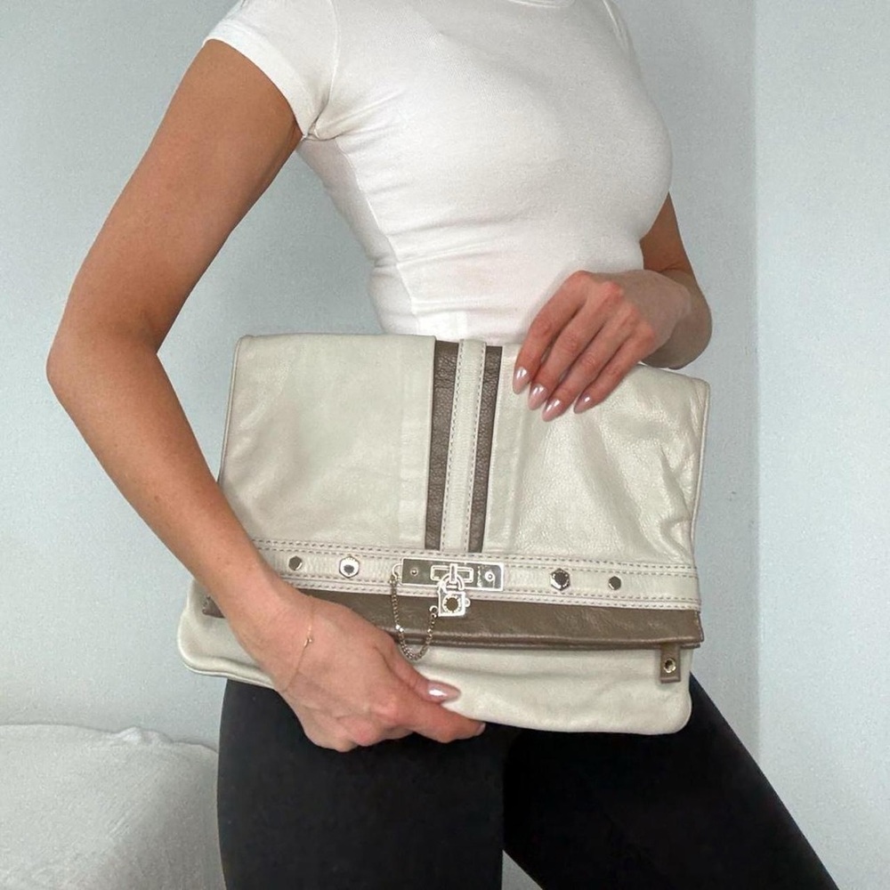 Vintage Marc Jacobs Leather Foldover Clutch
